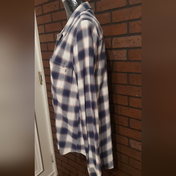 VANS Flannel Plaid Shirt Dark Academia Grunge Streetwear Staple - Picture 4 of 13
